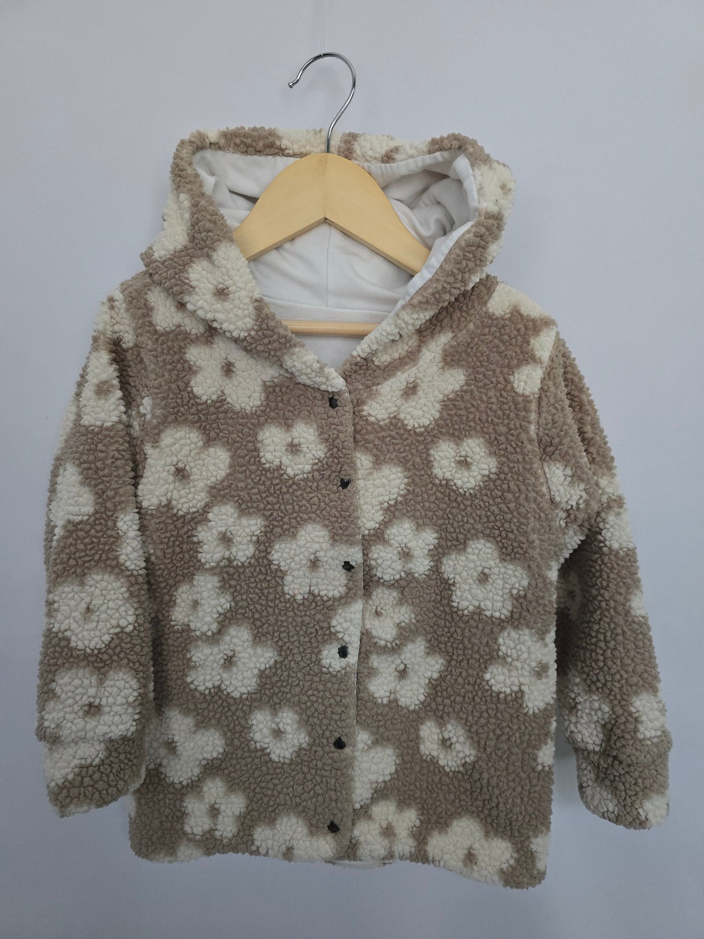 Olive & Harp Floral Sherpa Jacket • 5T