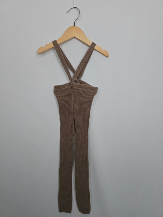 Silly Silas Oat Suspender Tights • 3-4 years