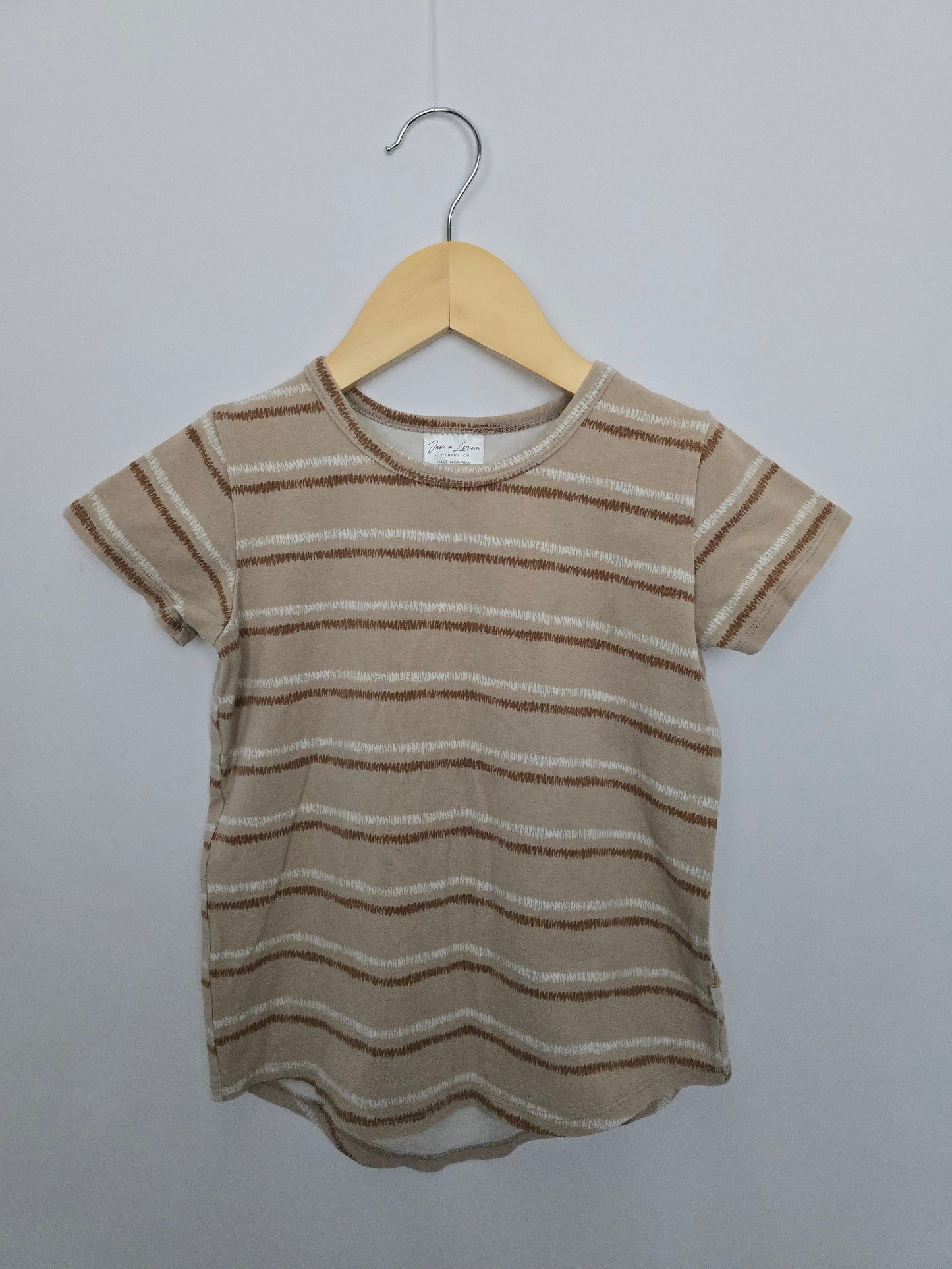 Jax & Lennon Scribbled Lines Basic Tee • 2-3 years