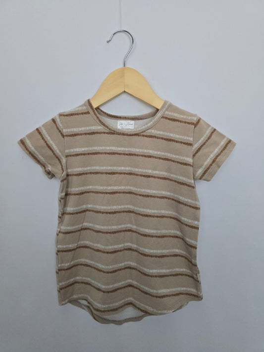 Jax & Lennon Scribbled Lines Basic Tee • 2-3 years