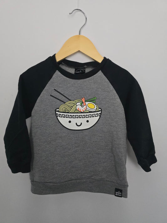 Whistle & Flute Ramen Crewneck • 1-2 years