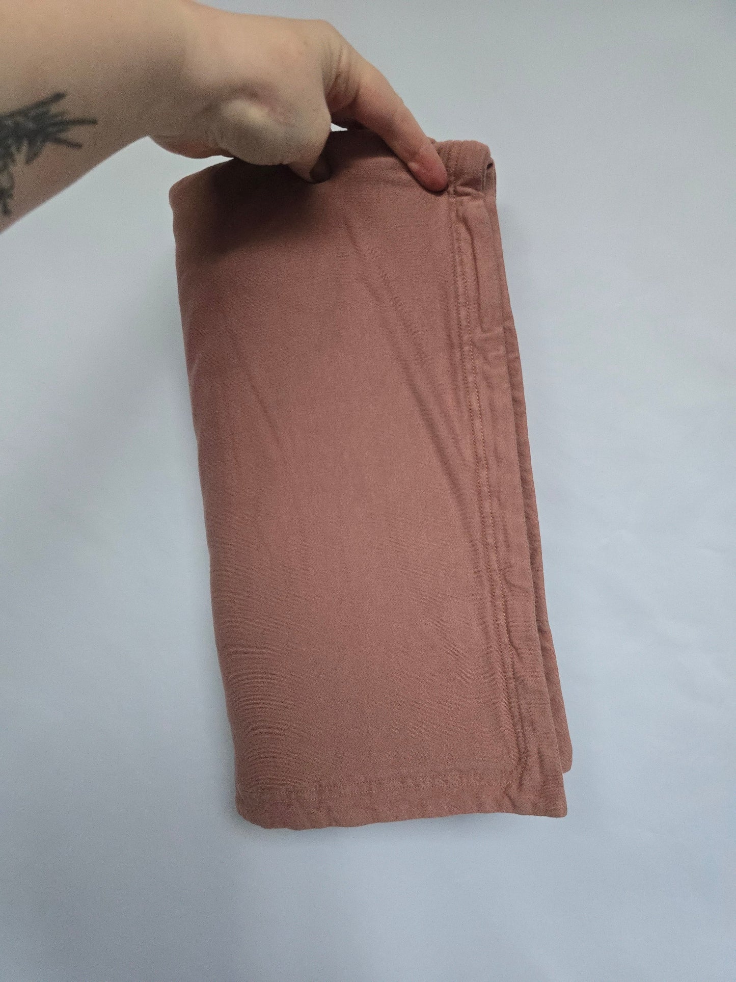 Jax & Lennon Rose Clay Bamboo Double Layer Blanket • Small 30"x35"