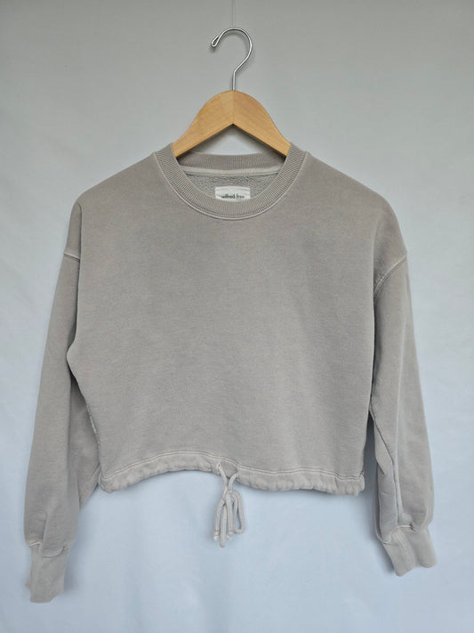 Wilfred Free Lavender Cropped Crewneck *size* • X-Small