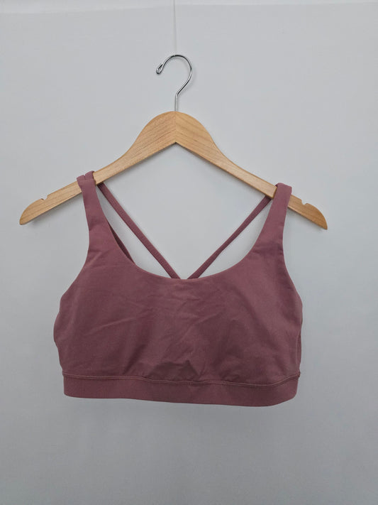Lululemon Dusty Pink Energy Bra • 12 Large