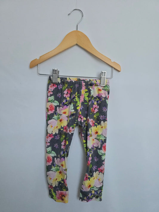 Little & Lively Floral Leggings • 12-18 months