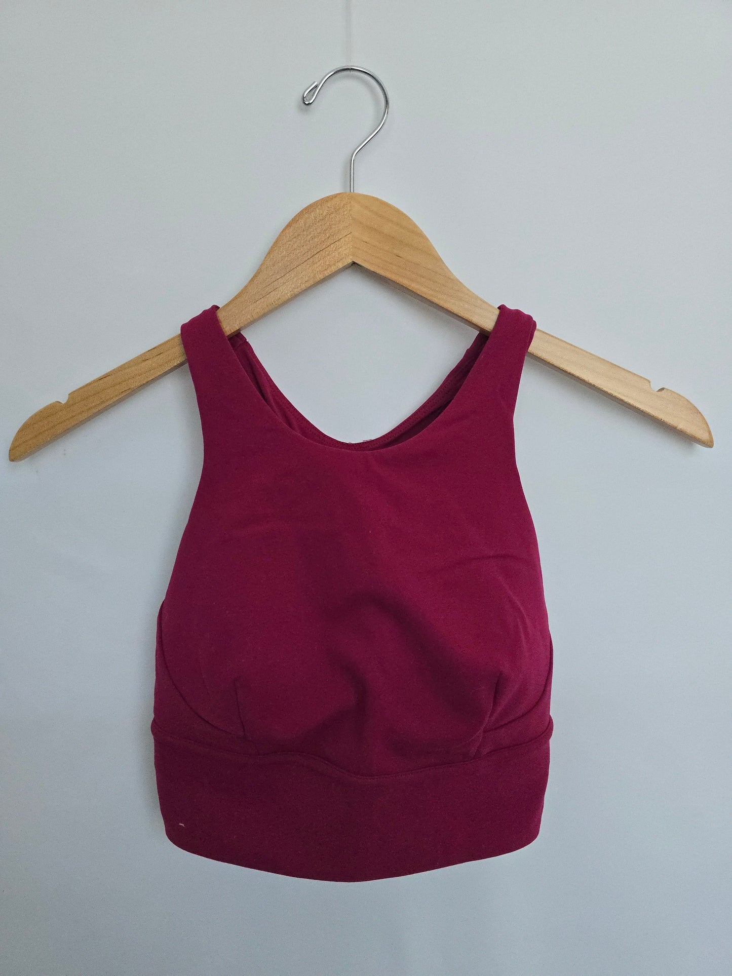 Lululemon Merlot Wunder Train Longline Bra • X-small (4)
