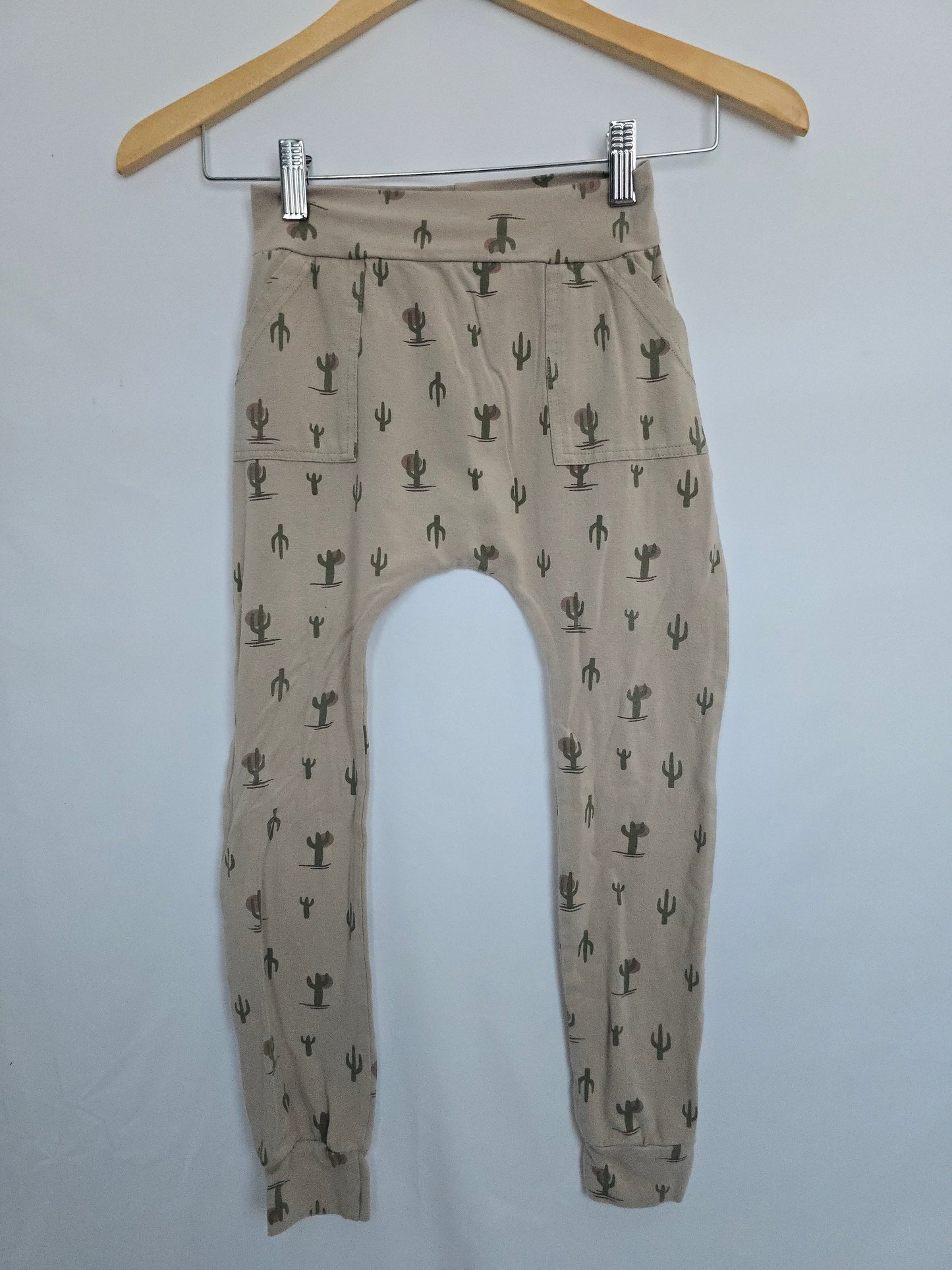 Tiny Button Apparel Cactus Harem Joggers • 7-8 years