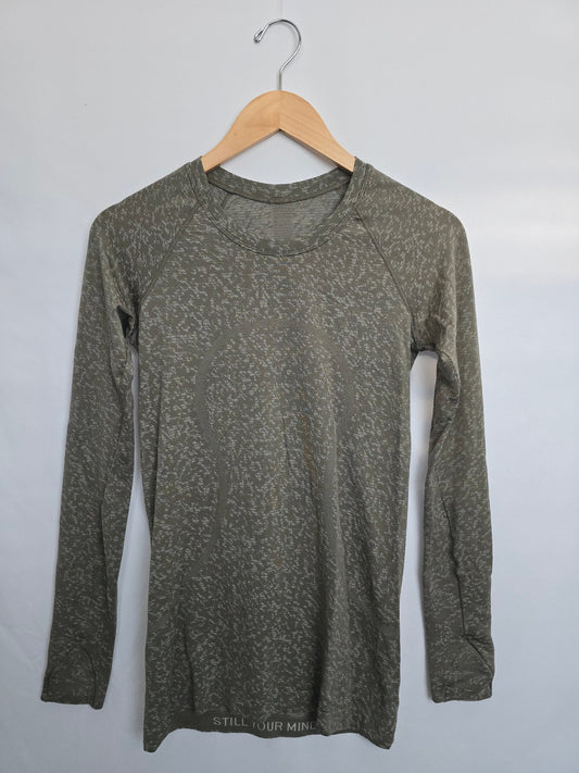 Lululemon Olive Swiftly Tech Long Sleeve • 4 Small