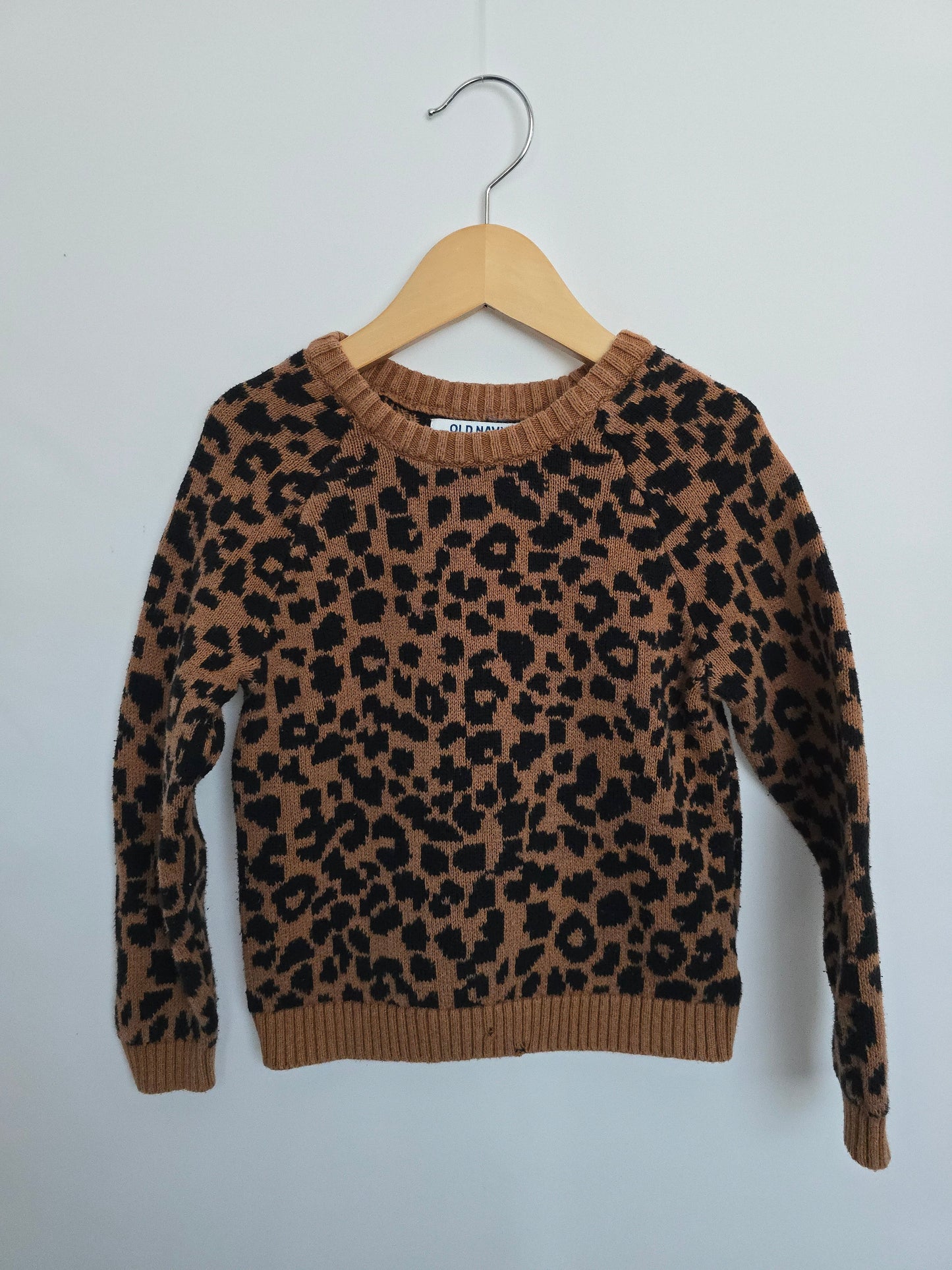 Old Navy Leopard Print Sweater • 4 years