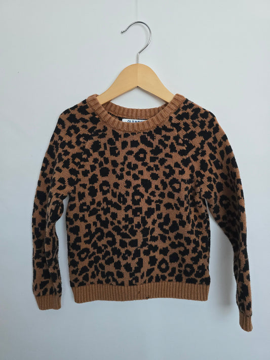 Old Navy Leopard Print Sweater • 4 years