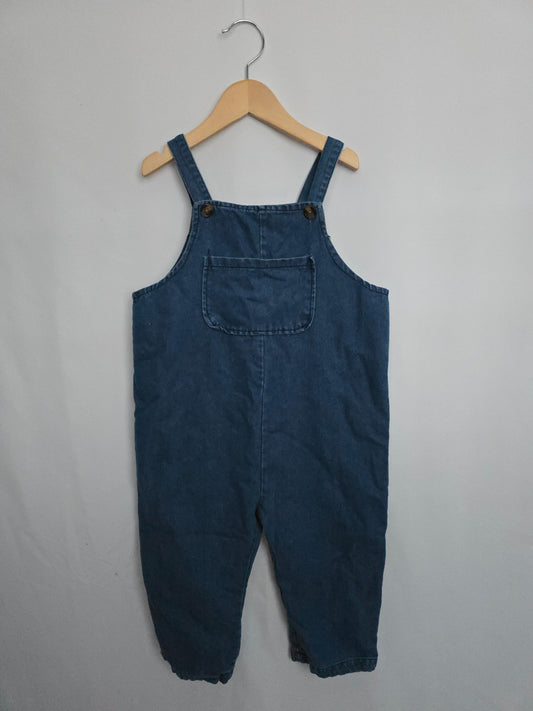 Roobear Chambray Overalls • 5-6 years
