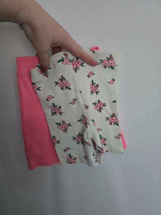 Zara 2 Pack Ribbed Bike Shorts • 2 years