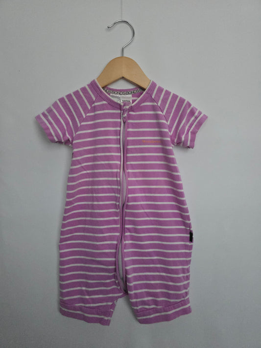 Bonds Pink Stripe Shorts Wondersuit • 3 years