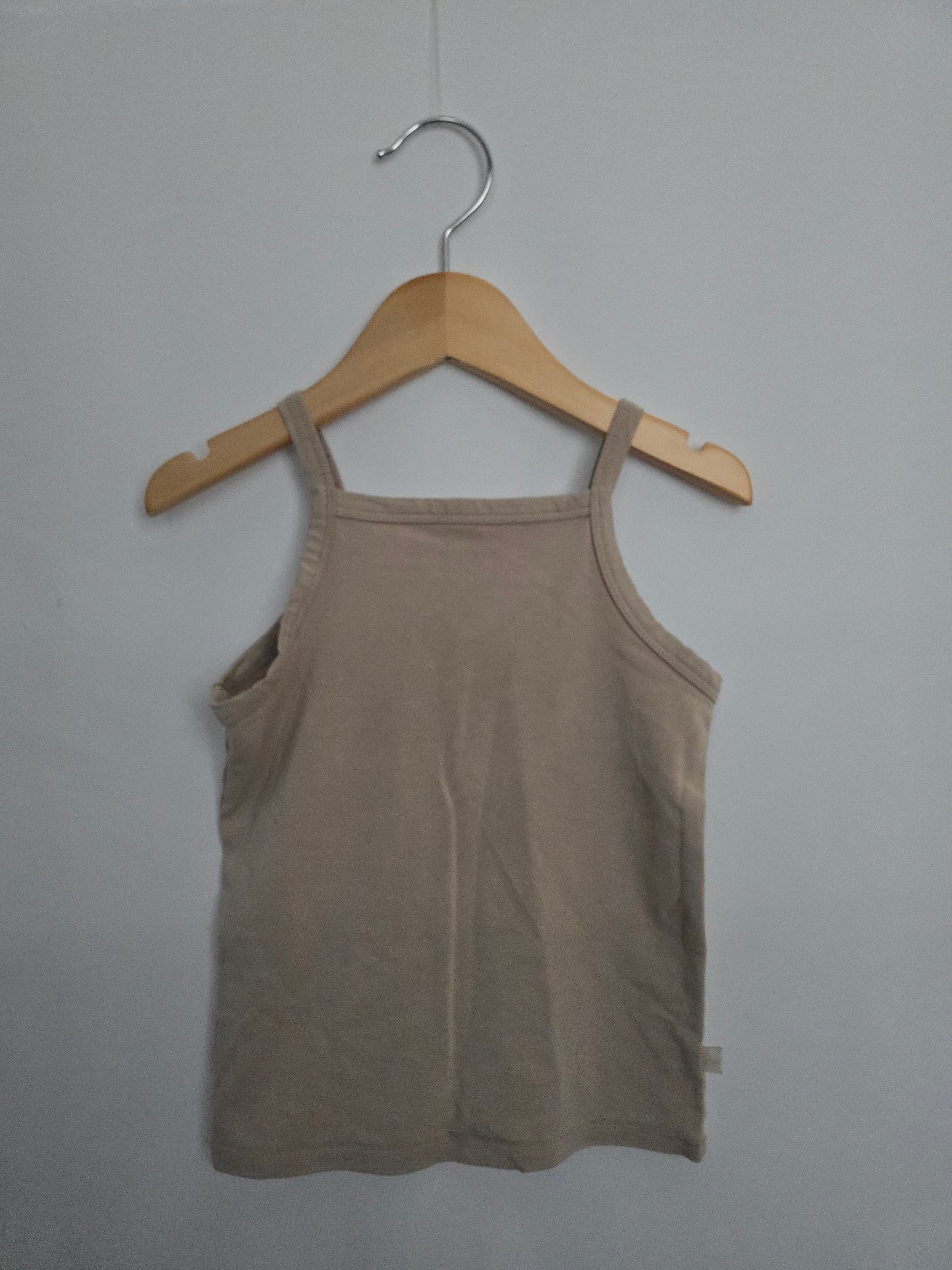 Jax & Lennon Tan Bamboo Fitted Tank • 18-24 months