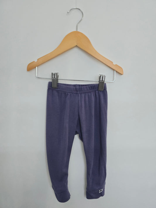 Little & Lively Purple Leggings • 6-9 months