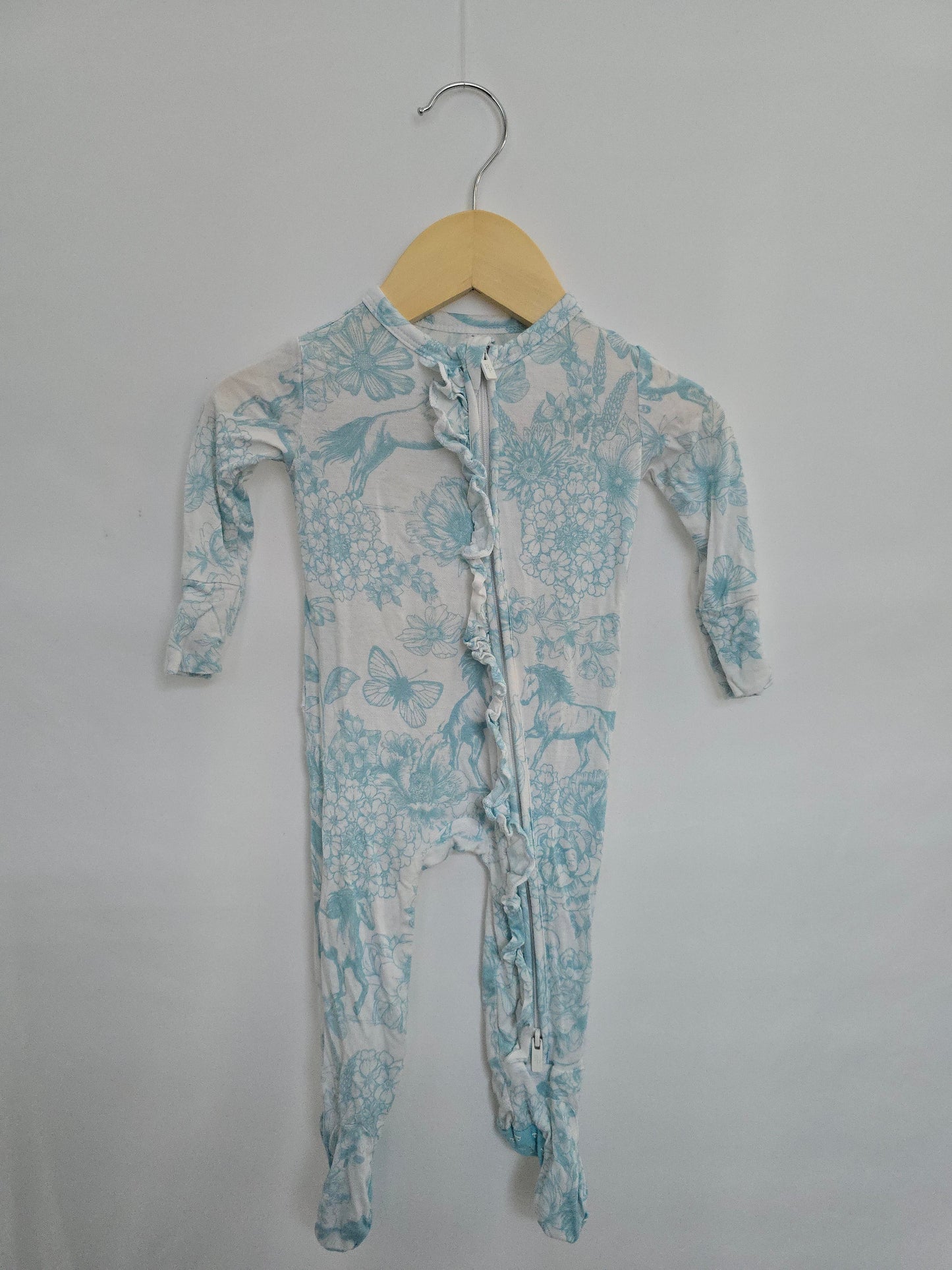 Posh Peanut Floral Bamboo Sleeper  • 0-3 months