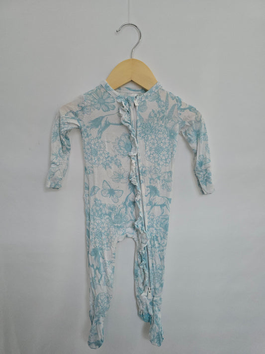 Posh Peanut Floral Bamboo Sleeper  • 0-3 months