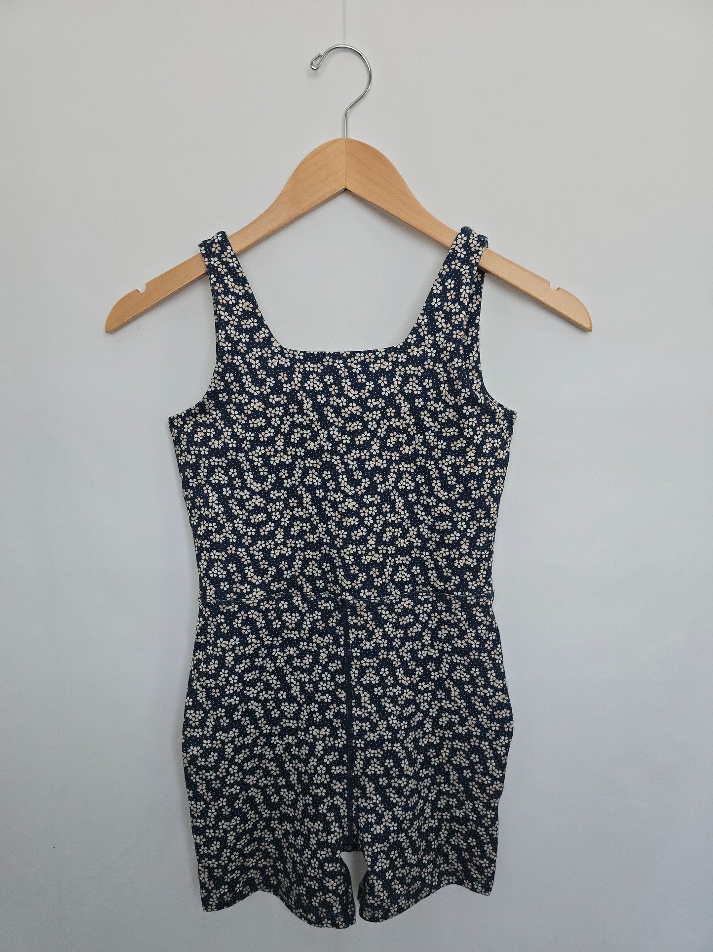 Rylee + Cru Athletic Floral Malibu Bodysuit • 10-12 years