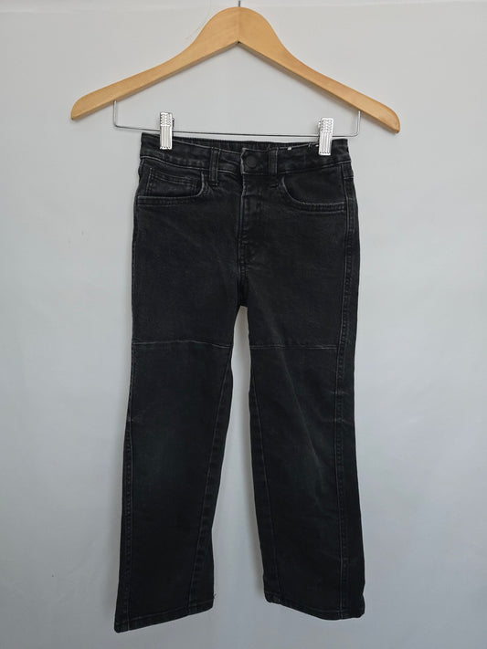 H&M Loose Fit Grey Jeans • 6-7 years