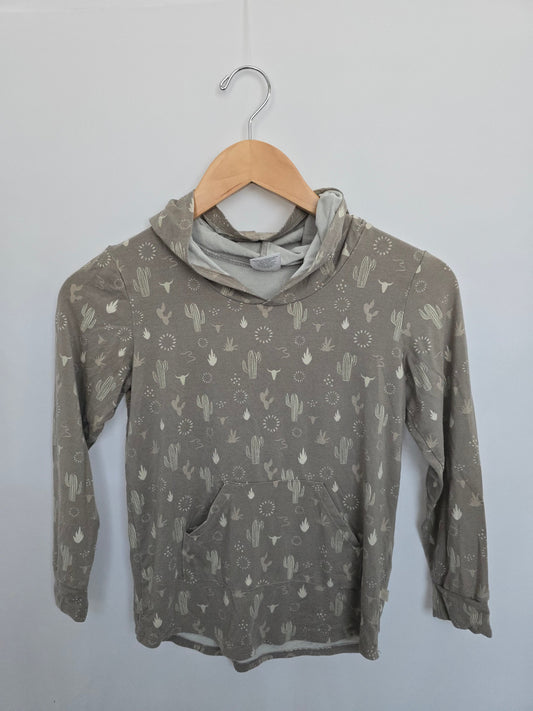 Jax & Lennon Cactus Bamboo Hoodie • 6-7 years