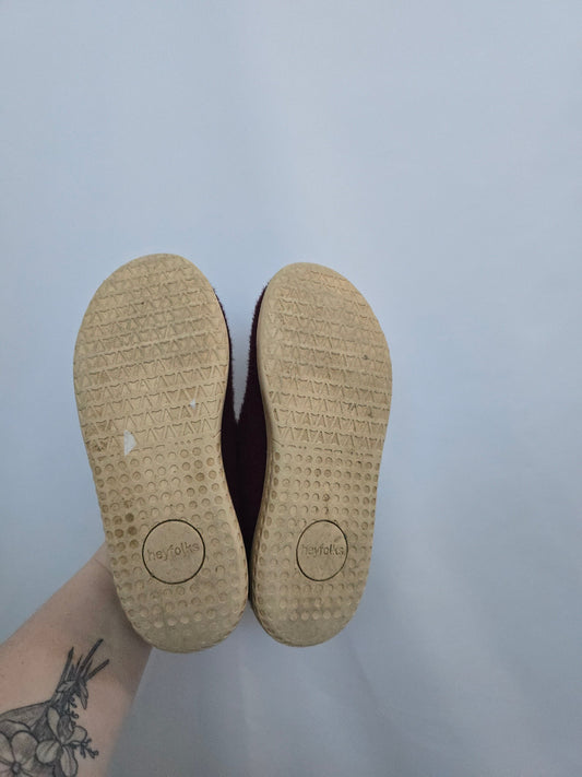 Minimoc Maroon Warm Boots • 13C