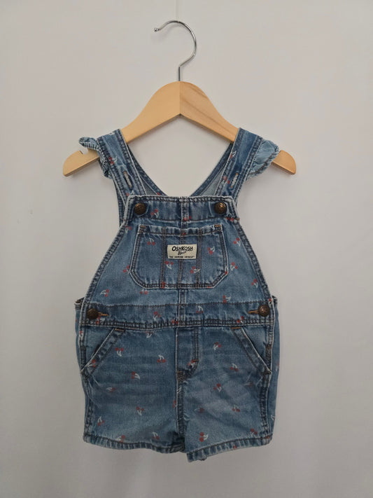 Oshkosh Cherry Overalls • 12 months