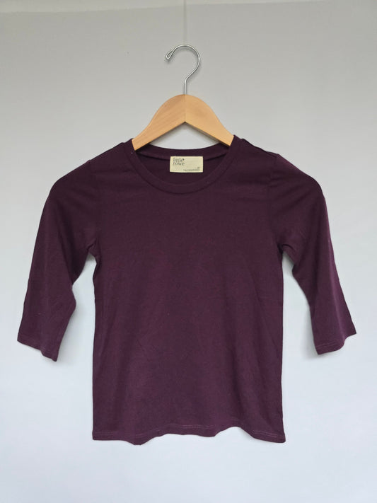 Little Rowe Plum Long Sleeve Shirt • 5 years