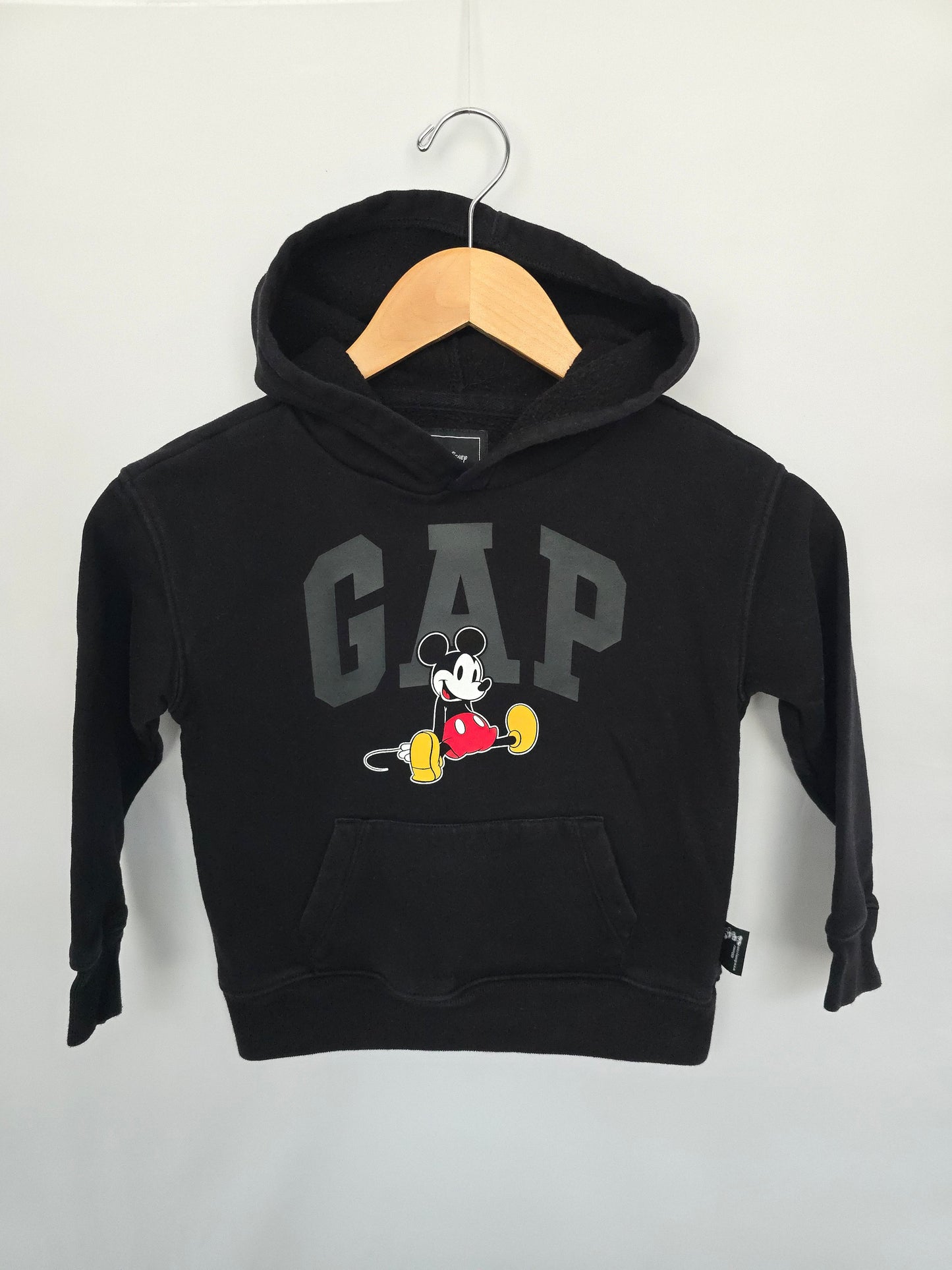 Gap Disney Black Mickey Mouse Hoodie • 4-5 years