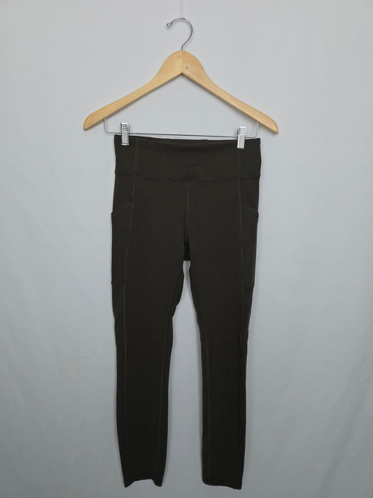 Lululemon Olive Envigorate High Rise Tight 25" • Small 6
