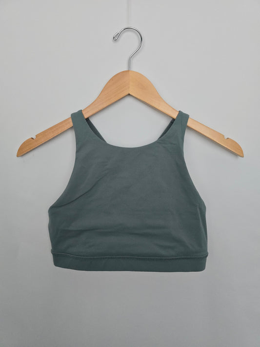 Lululemon Eucalyptus High Neck Energy Bra Medium Support • Medium 8