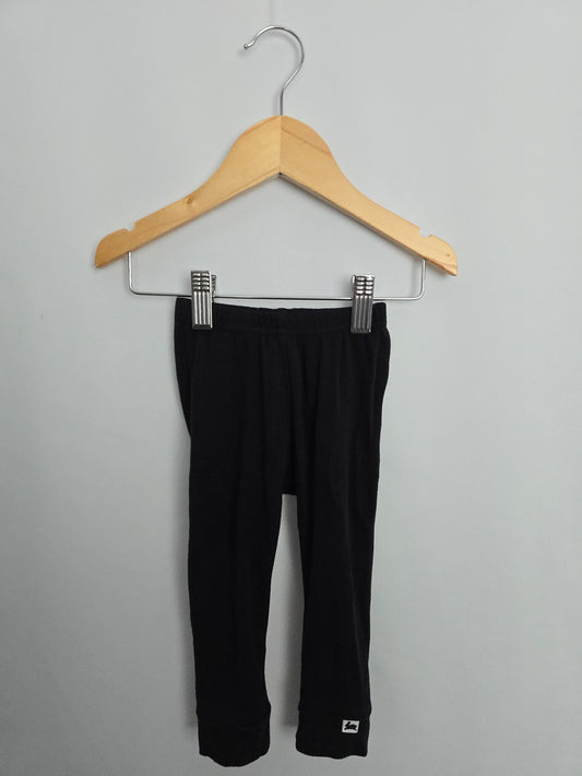 Little & Lively Black Leggings • 6-9 months