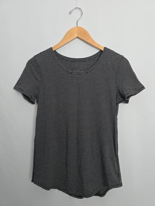 Lululemon Black Stripe Love Tee • Small 6