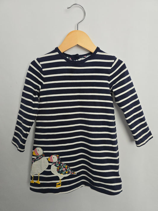 Baby Boden Puffin Dress • 12-18 months