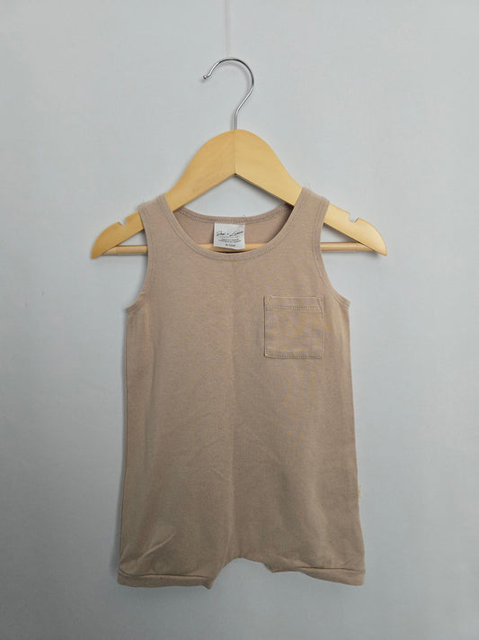 Jax & Lennon Dune Tank Shortie Romper • 6-12 months