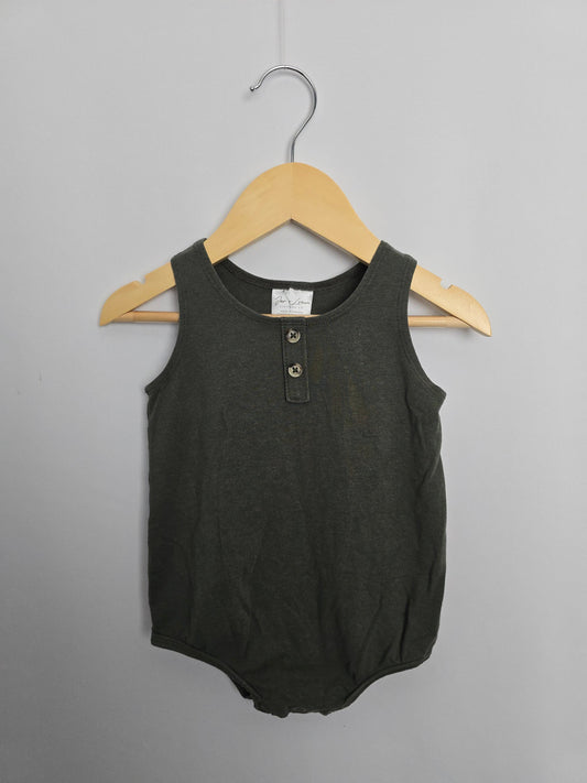 Jax & Lennon Thyme Bubble Romper • 6-12 months