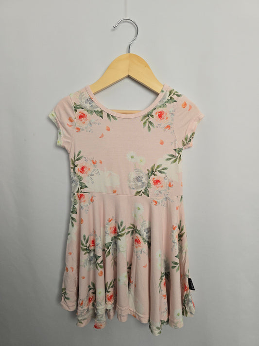 Bejan J Blush Floral Twirl Dress • 3 years
