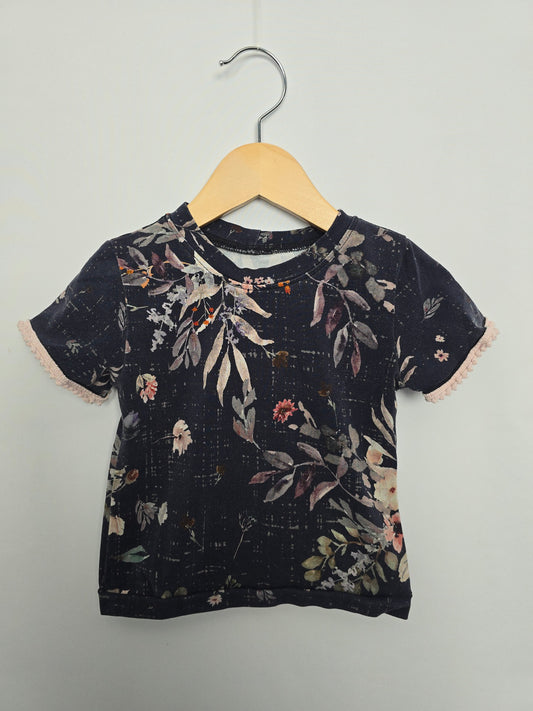 Small Shop Floral Handmade Tee • 2 years