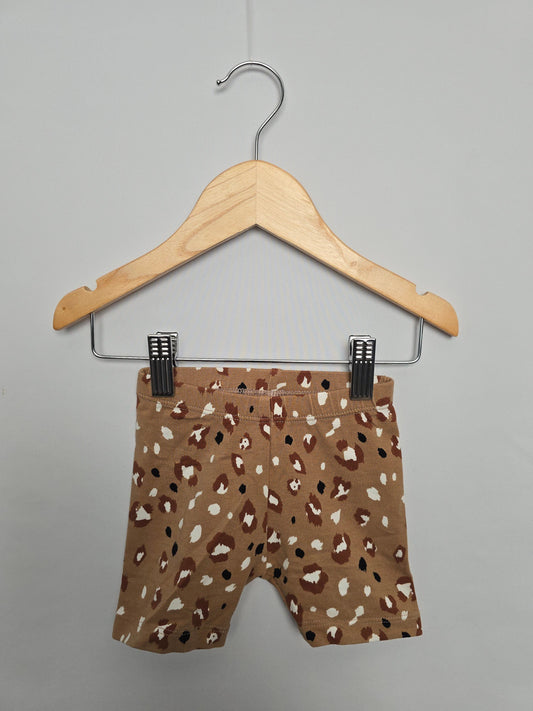 Jax & Lennon Leopard Bike Shorts • 6-12 months