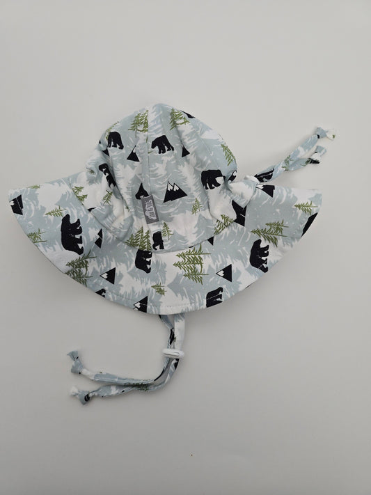 Jan & Jul Bears Wide Brim Hat • 0-6 months