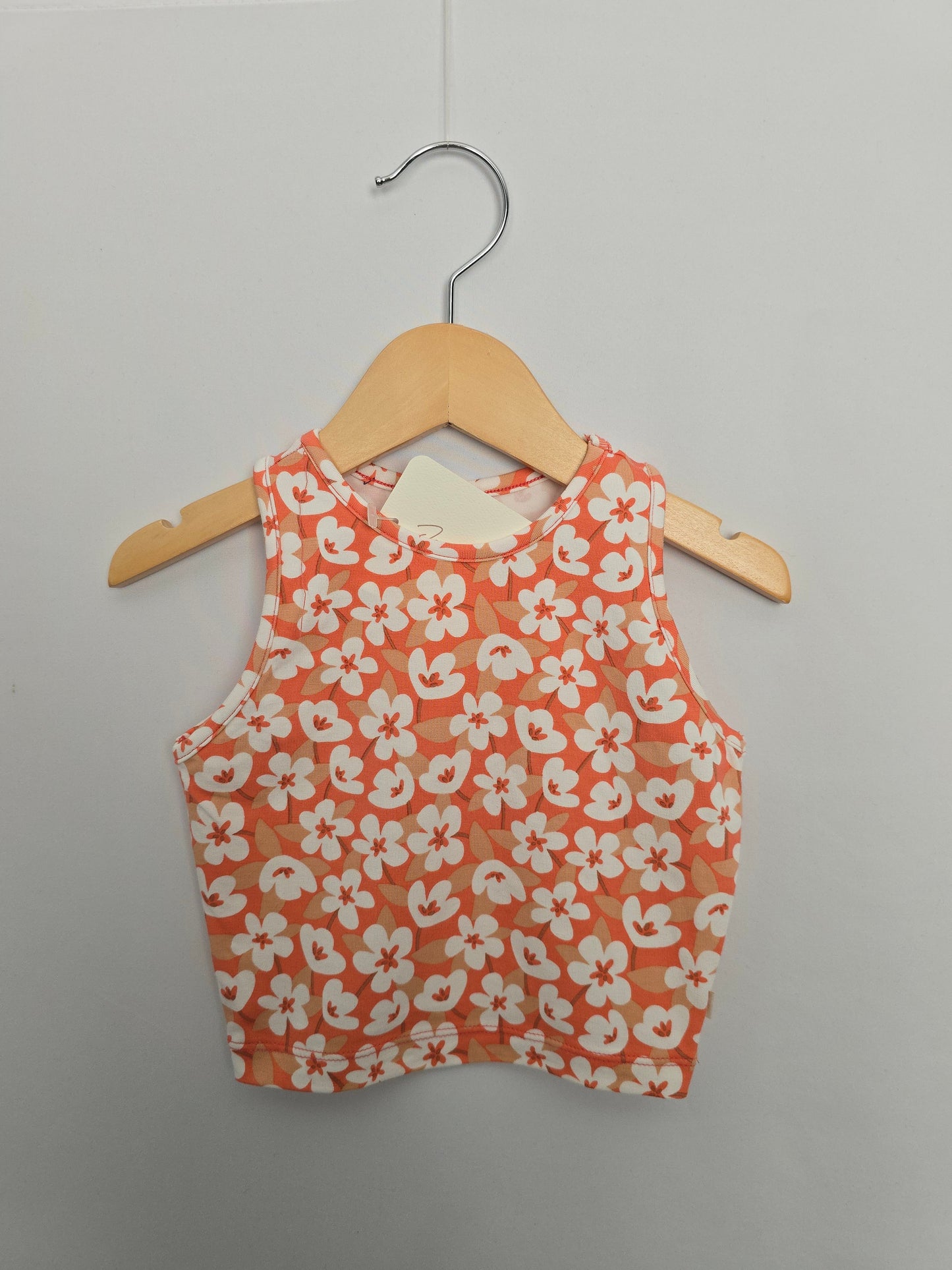 NEW Jax & Lennon Sundae Bloom High Neck Tank • 3-4 years
