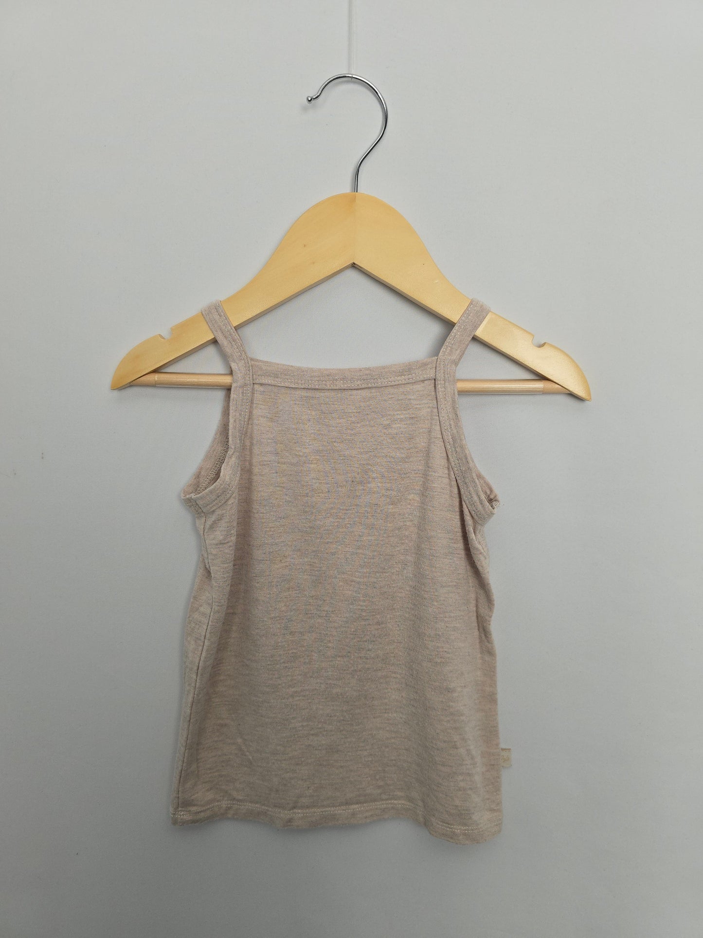 Jax & Lennon Sand Fitted Tank • 12-18 months