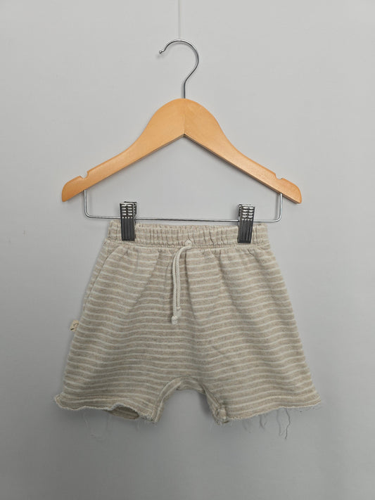 Childhoods Beige Striped Harem Shorts • 3 years
