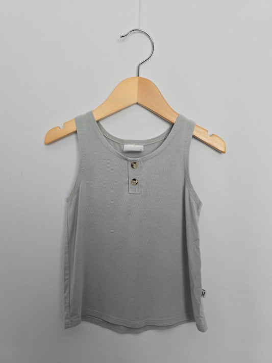 Jax & Lennon Powder Blue Relaxed Tank • 12-18 months