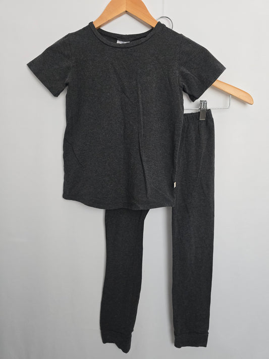 Jax & Lennon Dark Grey Pajamas • Youth Medium 8-9 years