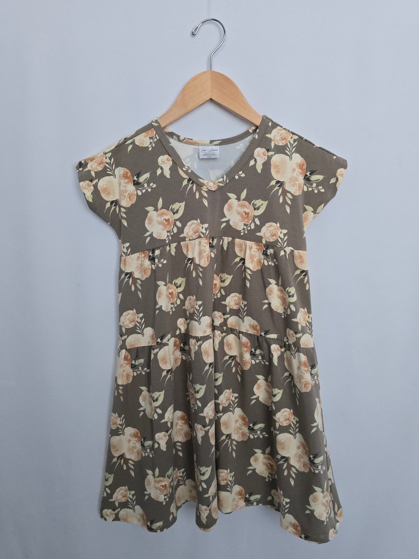 Jax & Lennon Floral Tiered Dress • 5-6 years