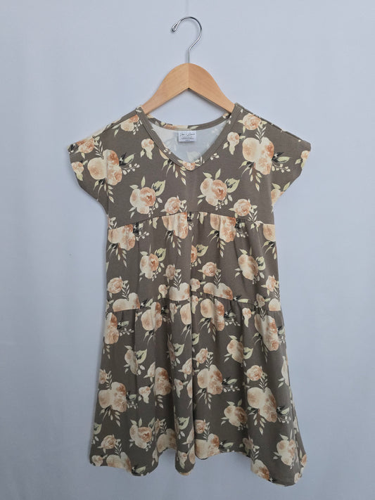 Jax & Lennon Floral Tiered Dress • 5-6 years