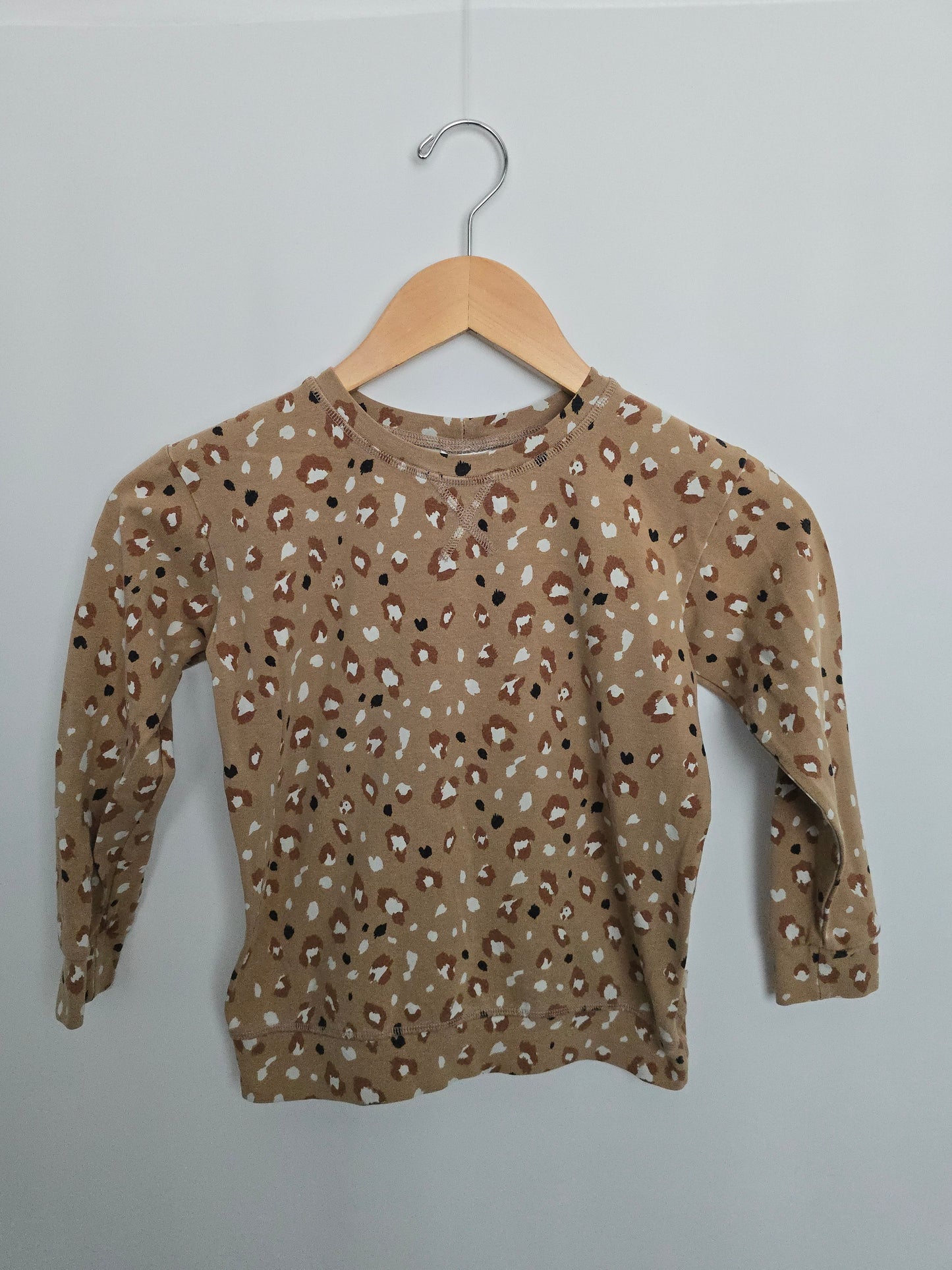 Jax & Lennon Leopard Crewneck • 5-6 years