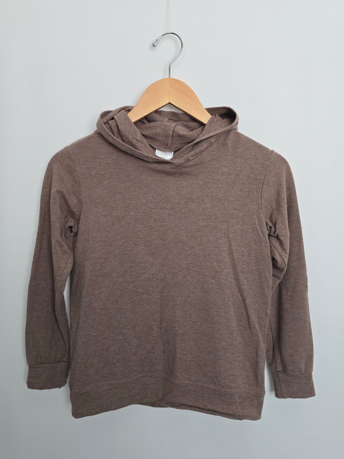 Tiny Button Apparel Chocolate Hoodie • 7-8 years