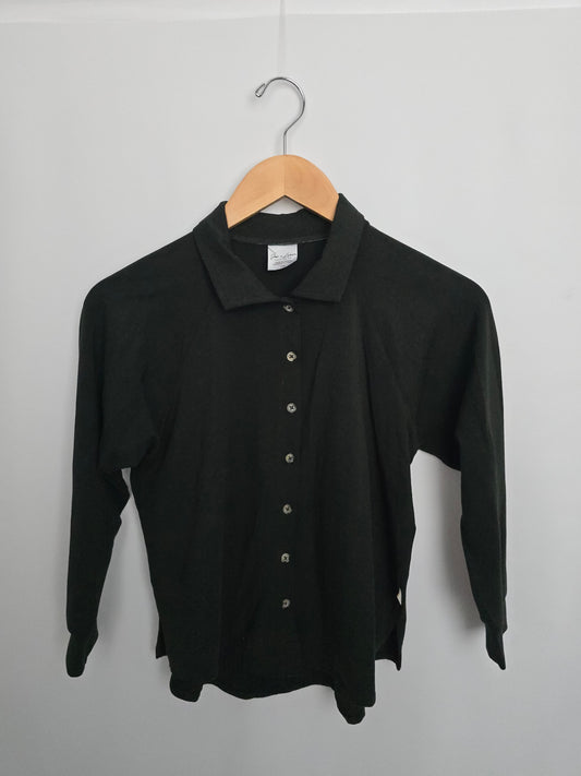 Jax & Lennon Forest Button Up Top • Youth Medium 8-9 years