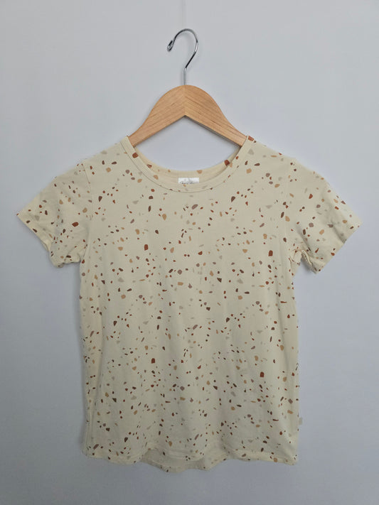 Jax & Lennon Terrazzo Basic Tee *stains* • Youth Medium 8-9 years